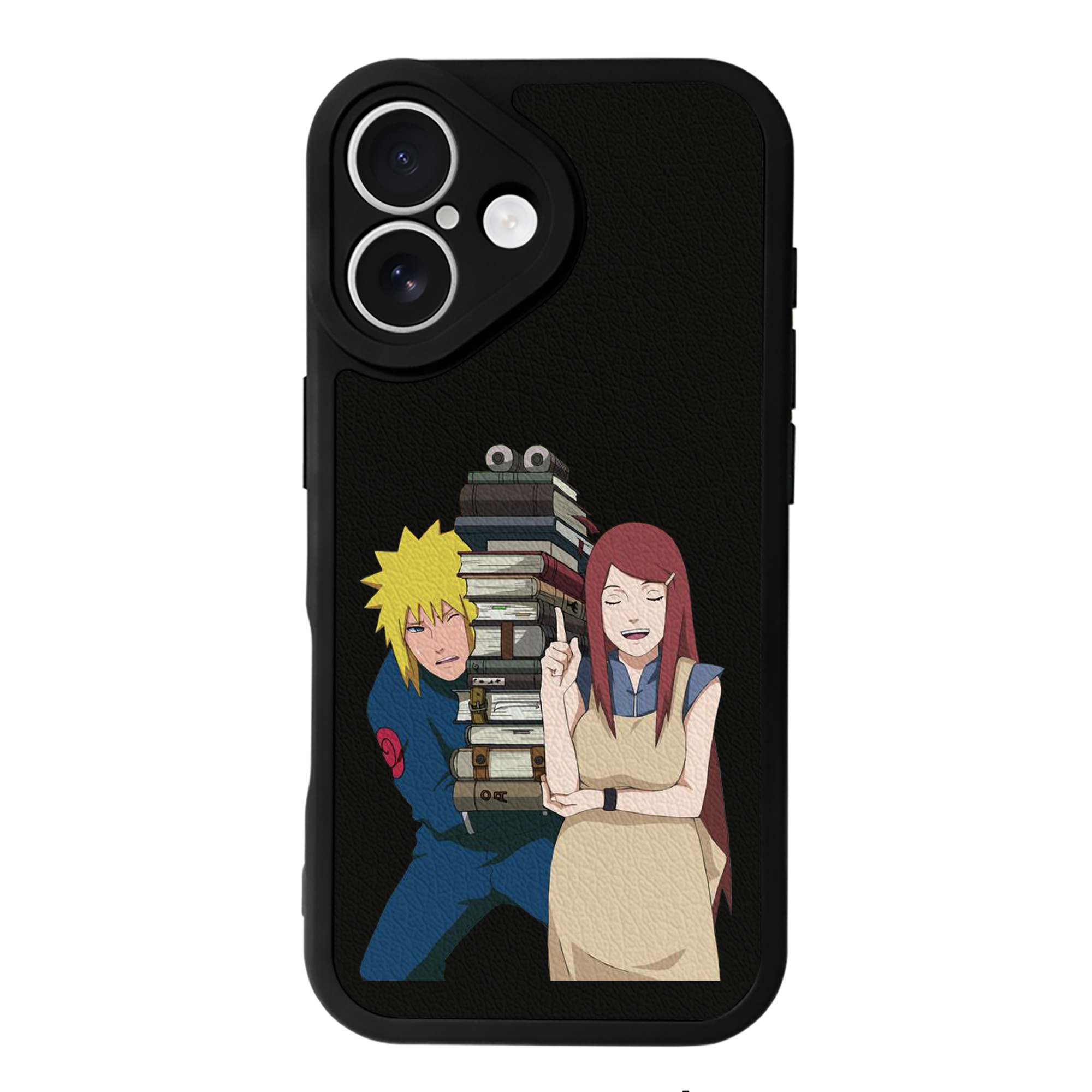（画像用） NARUTO -ナルト- 波風 ミナト Namikaze Minato 【iPhone 16シリーズ対応】シリコンスマホケース（レザー調） 材質：シリコン